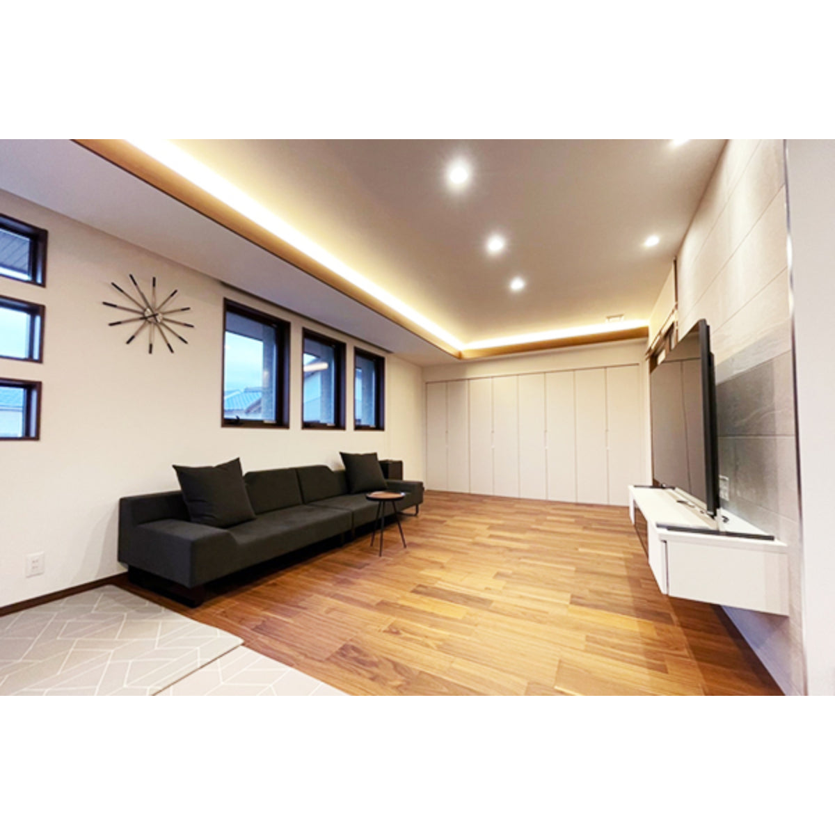 SIESTA Sofa Set: 2pcs of 2-seater short / Group-5 / JQ Series / Charcoal Gray