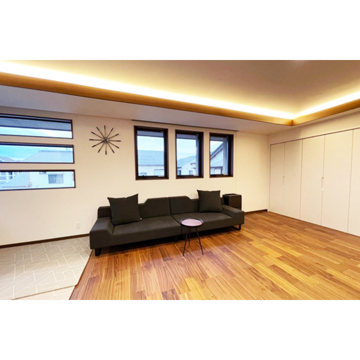 SIESTA Sofa Set: 2pcs of 2-seater short / Group-5 / JQ Series / Charcoal Gray