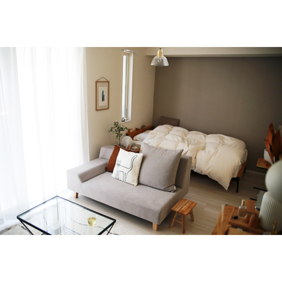 SIESTA 2-seater short / Group-5 / HC series / Sand beige