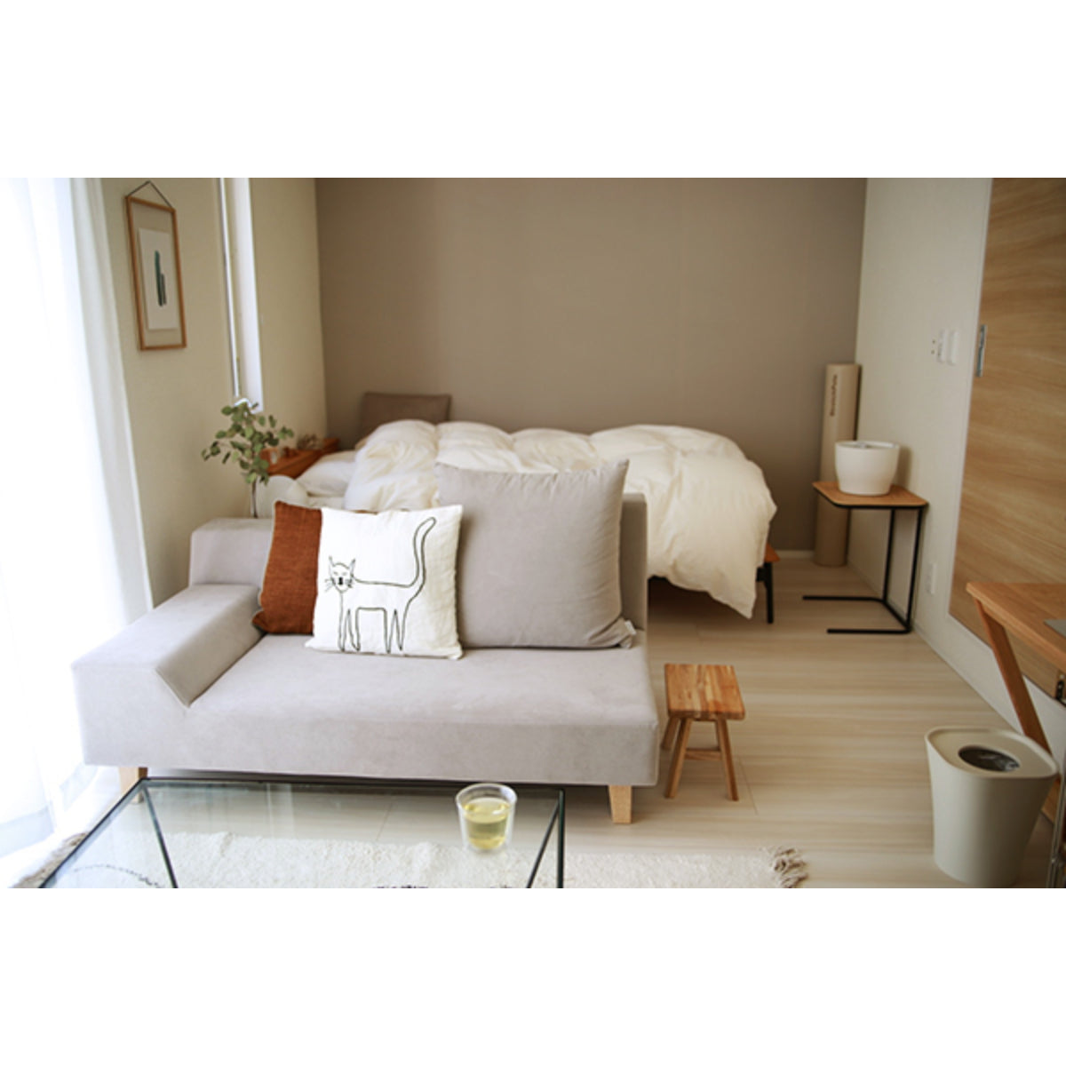 SIESTA 2-seater short / Group-5 / HC series / Sand beige