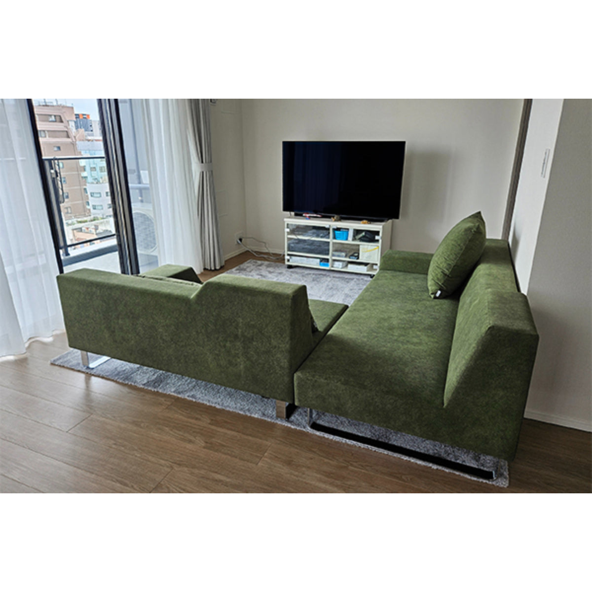 SIESTA Sofa Set: 2-seater short, 3-seater / Group-5 / HC Series / Green