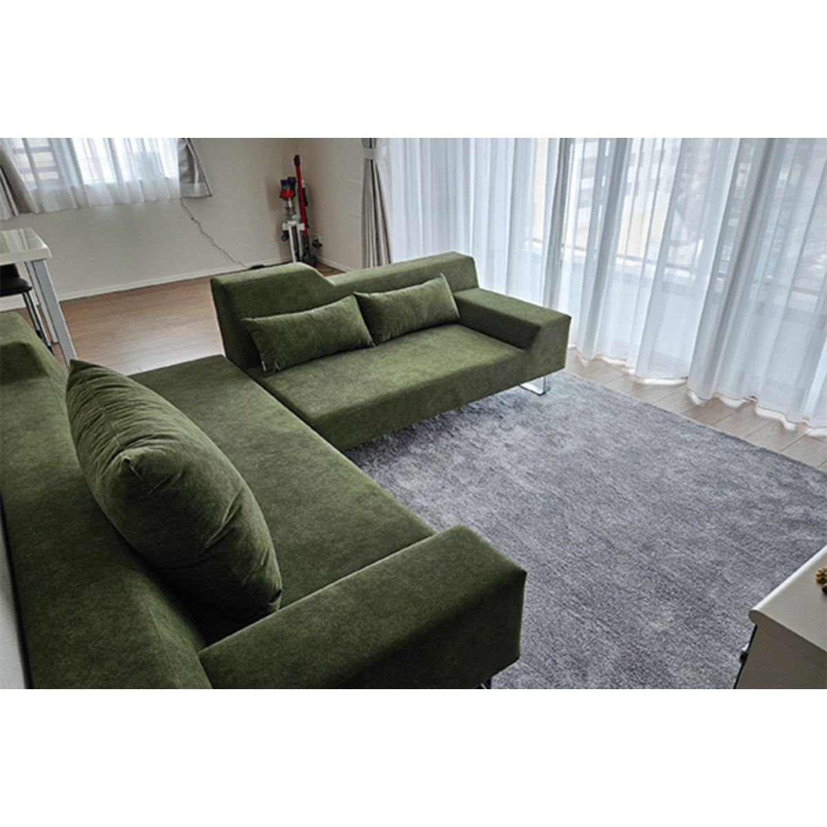 SIESTA Sofa Set: 2-seater short, 3-seater / Group-5 / HC Series / Green