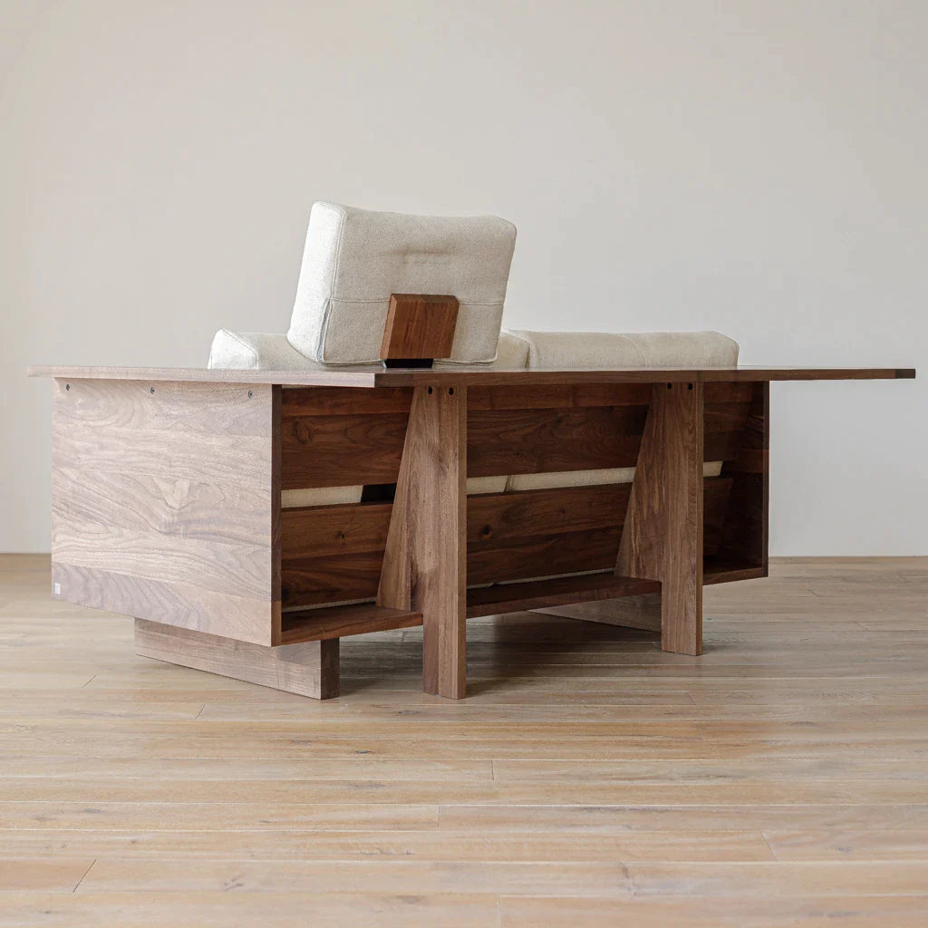 Counter desk at the back