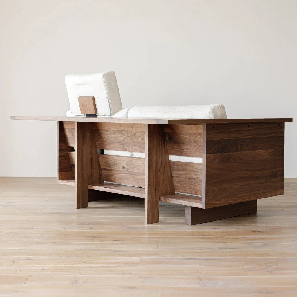 Counter desk at the back