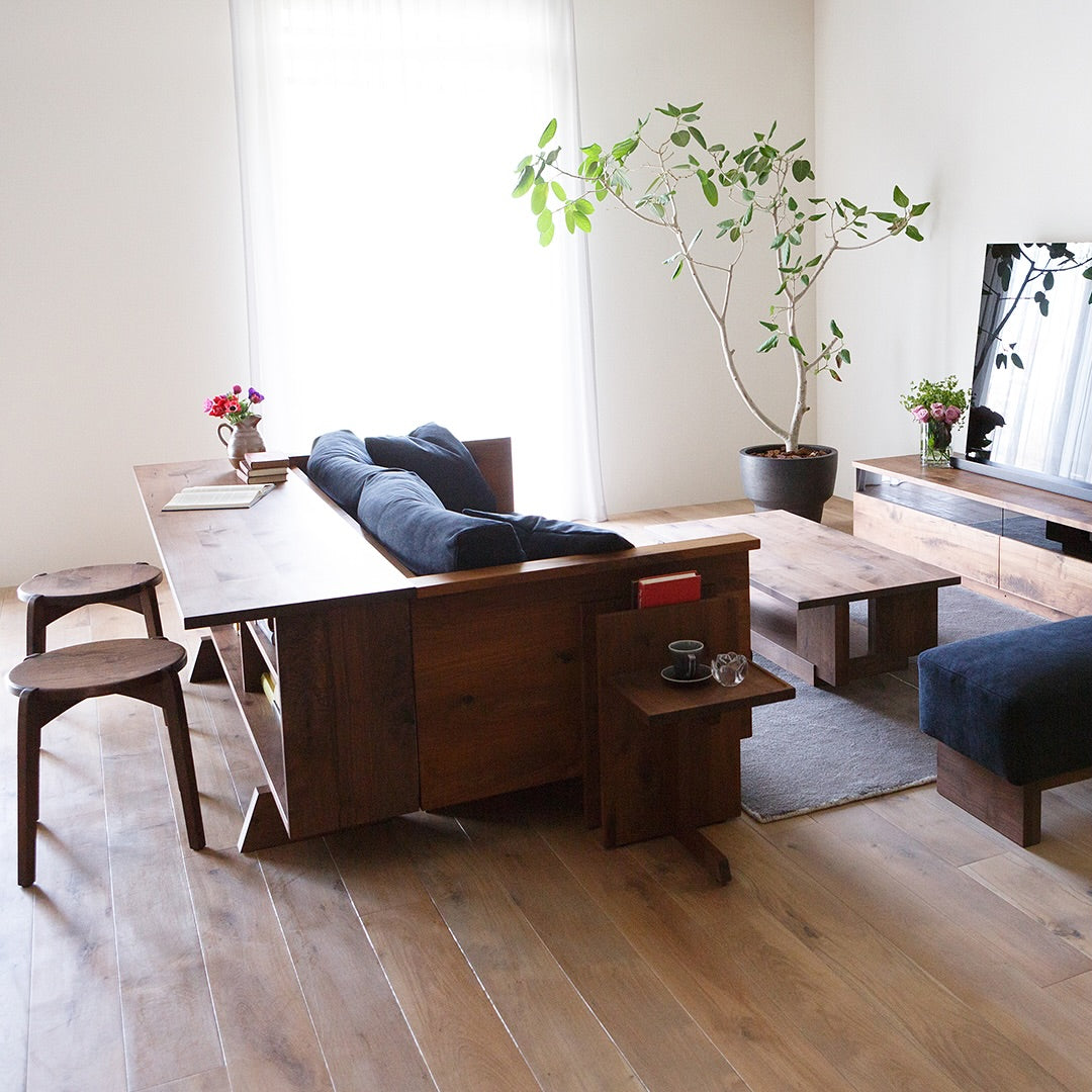 CARAMELLA High Sofa with CARAMELLA Counter Shelf