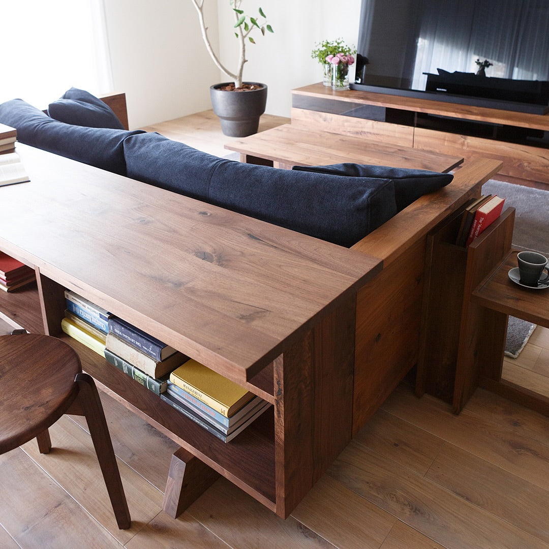 CARAMELLA High Sofa with CARAMELLA Counter Shelf