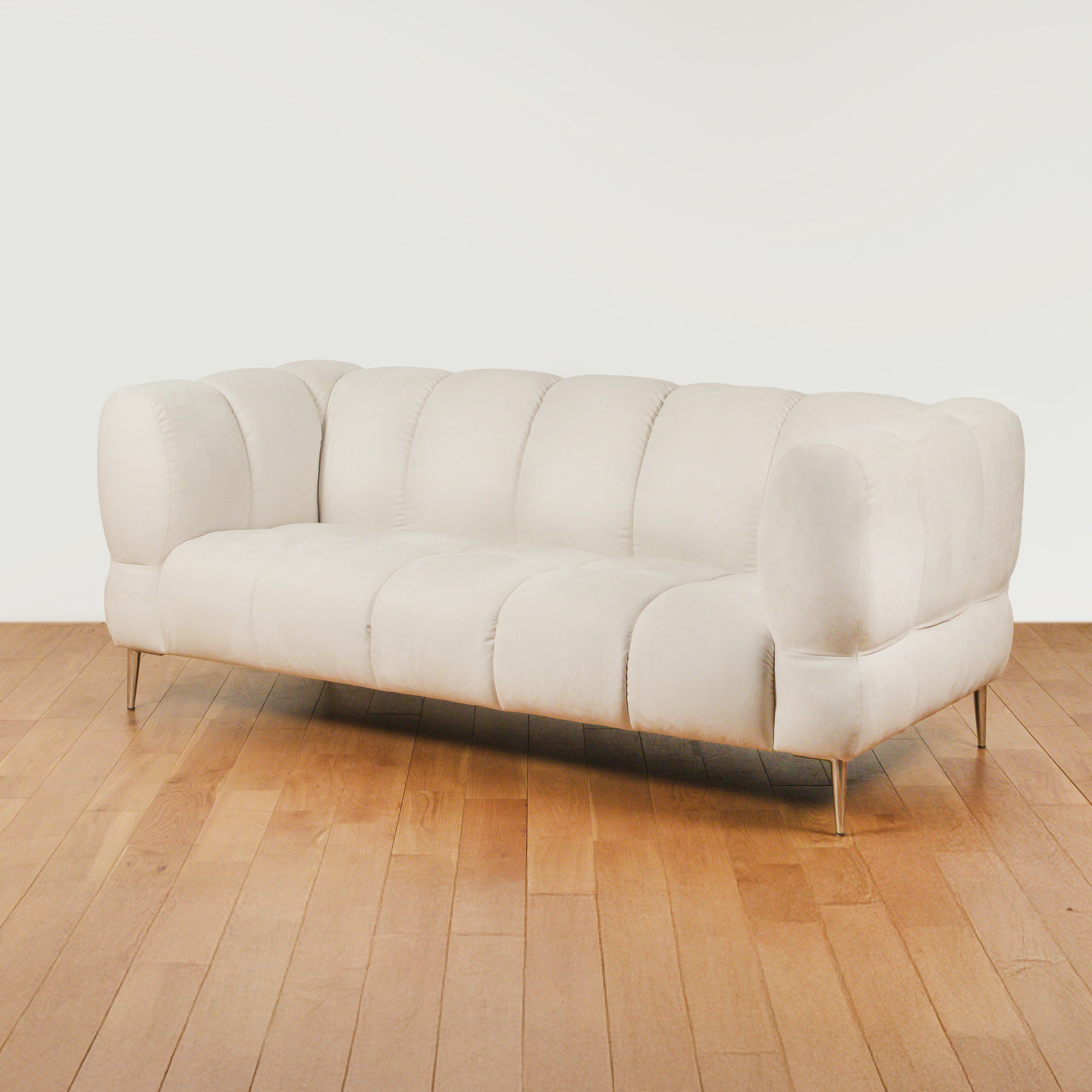 3P / Fabric B Cuera #7091 / Silver Steel Leg