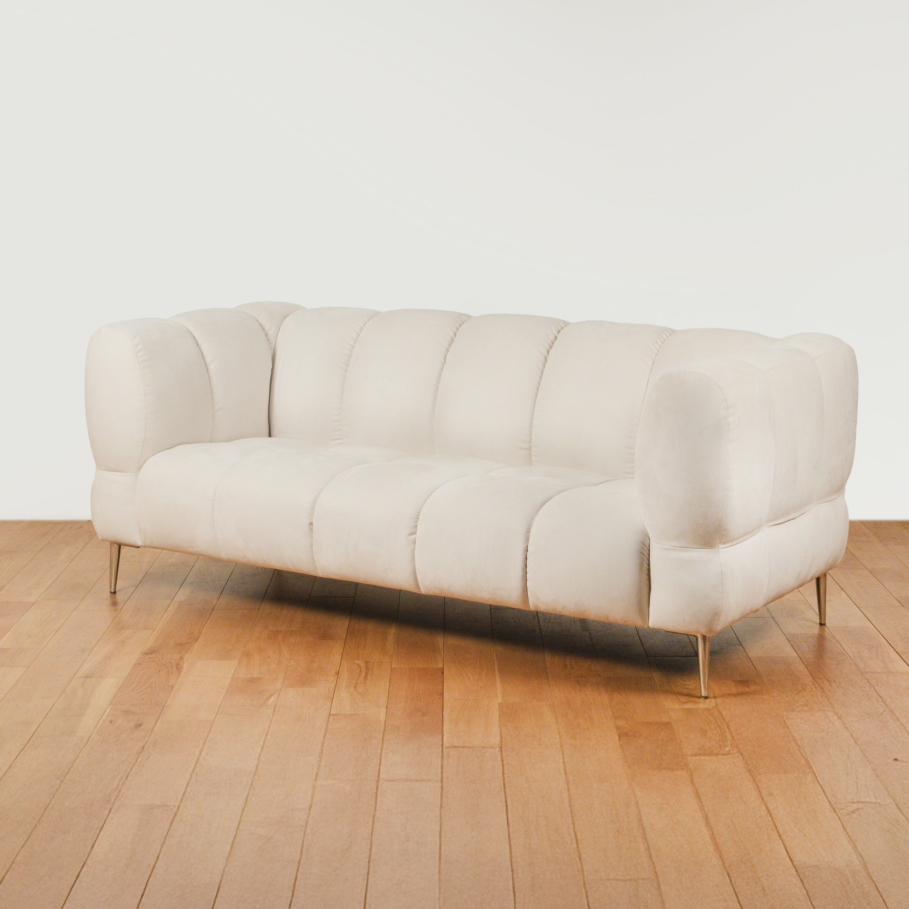 3P / Fabric B Cuera #7091 / Silver Steel Leg