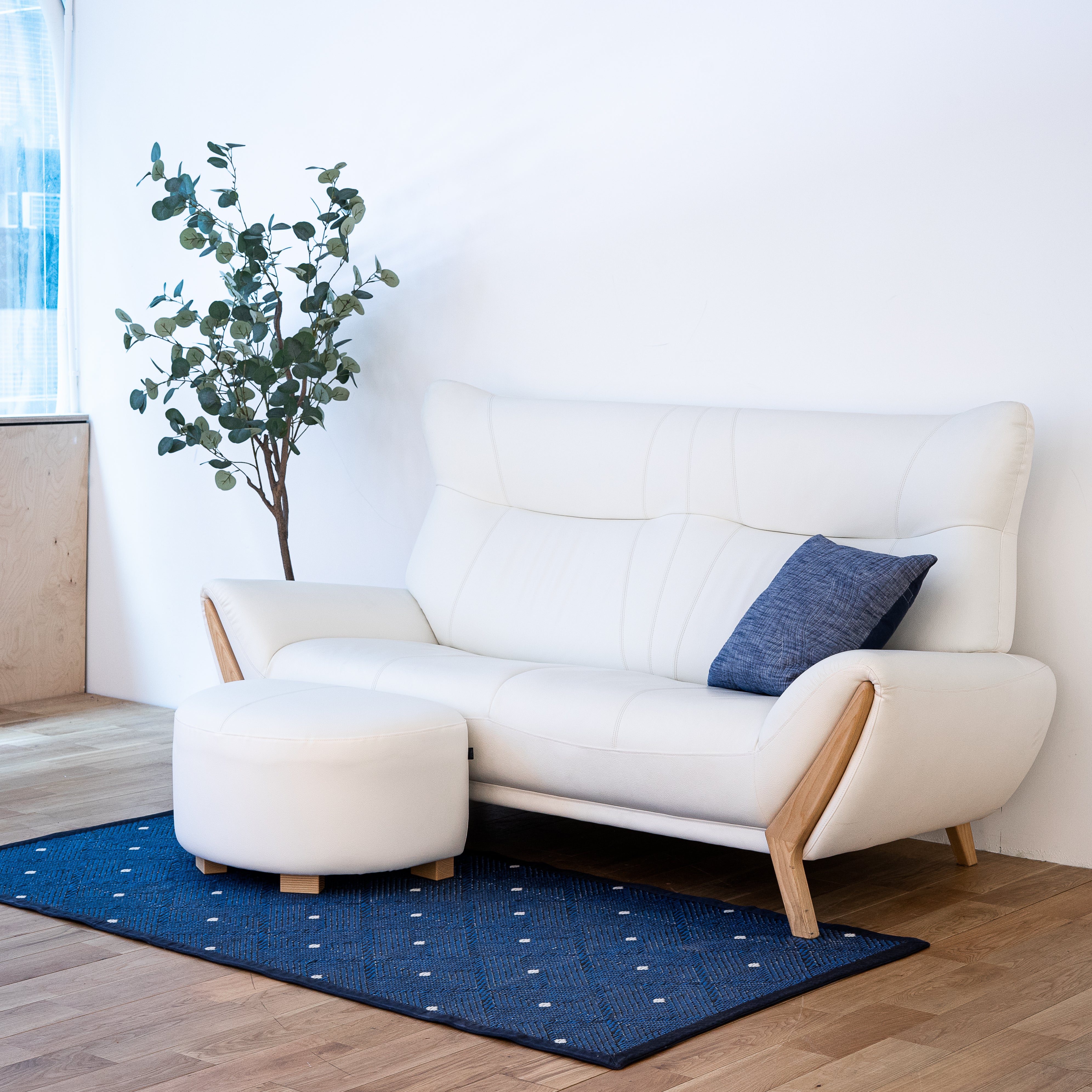 3P / N-7 Natural Ash / Rank B Leather 0832 White