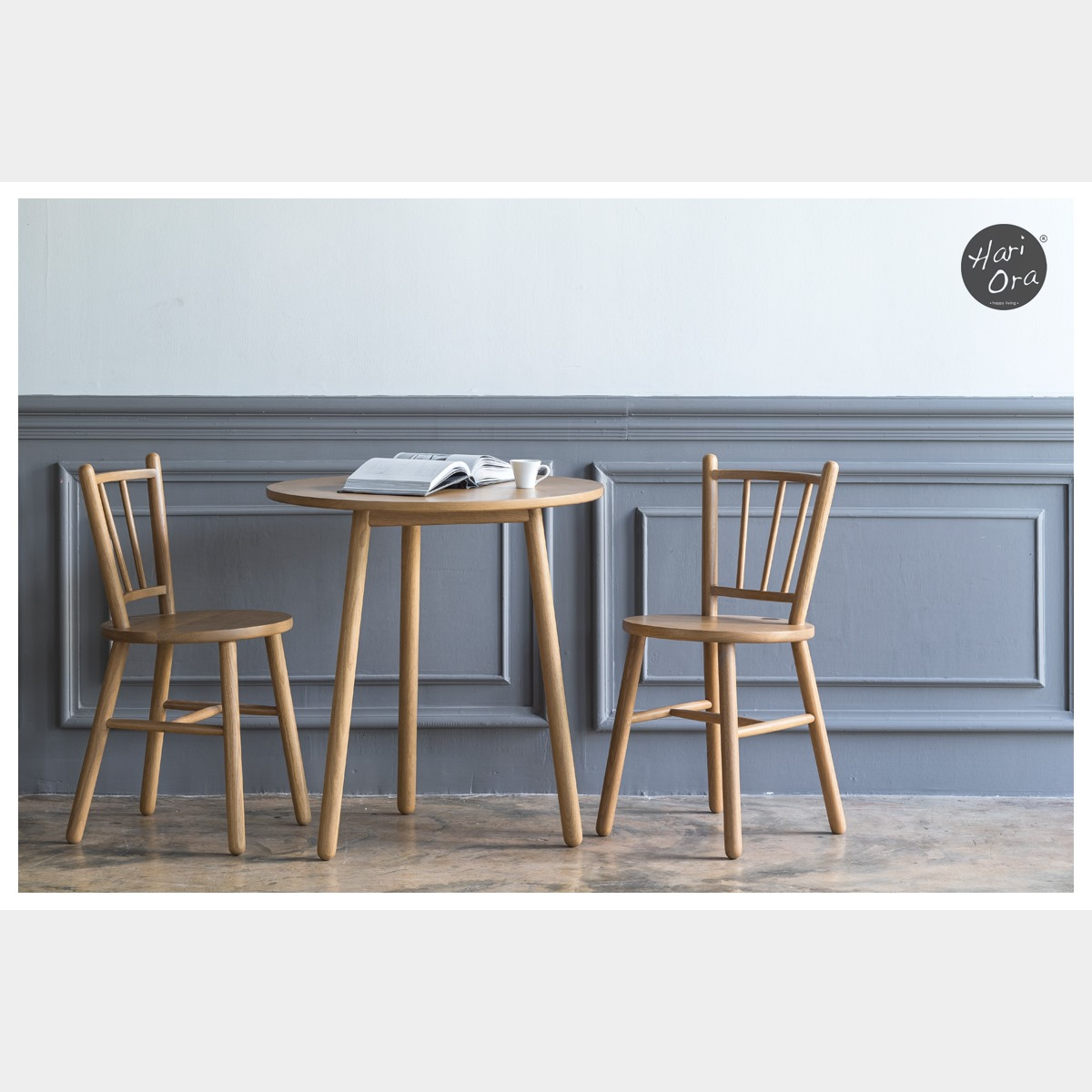 Natural Oak / (3 Legs) ⌀700 x H740 mm