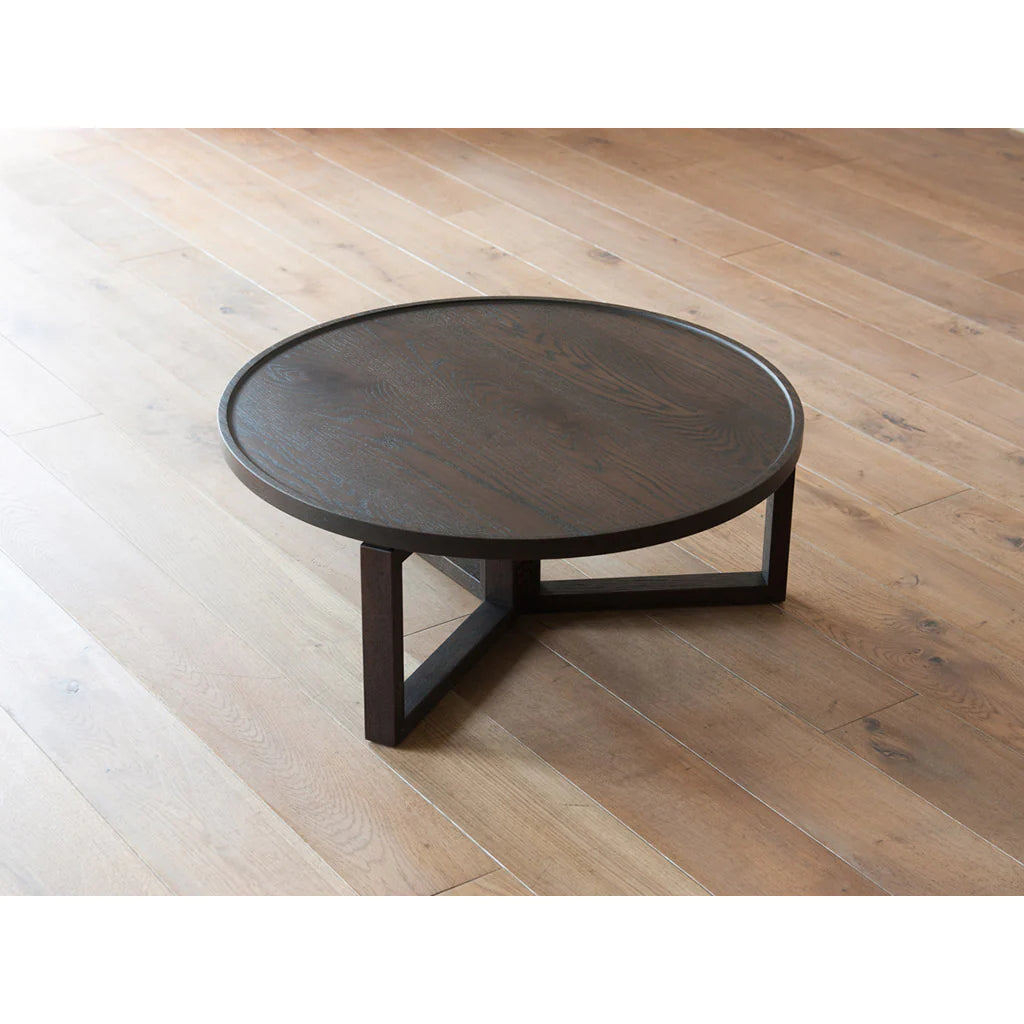 W700 x D700 x H280 . oak charcoal