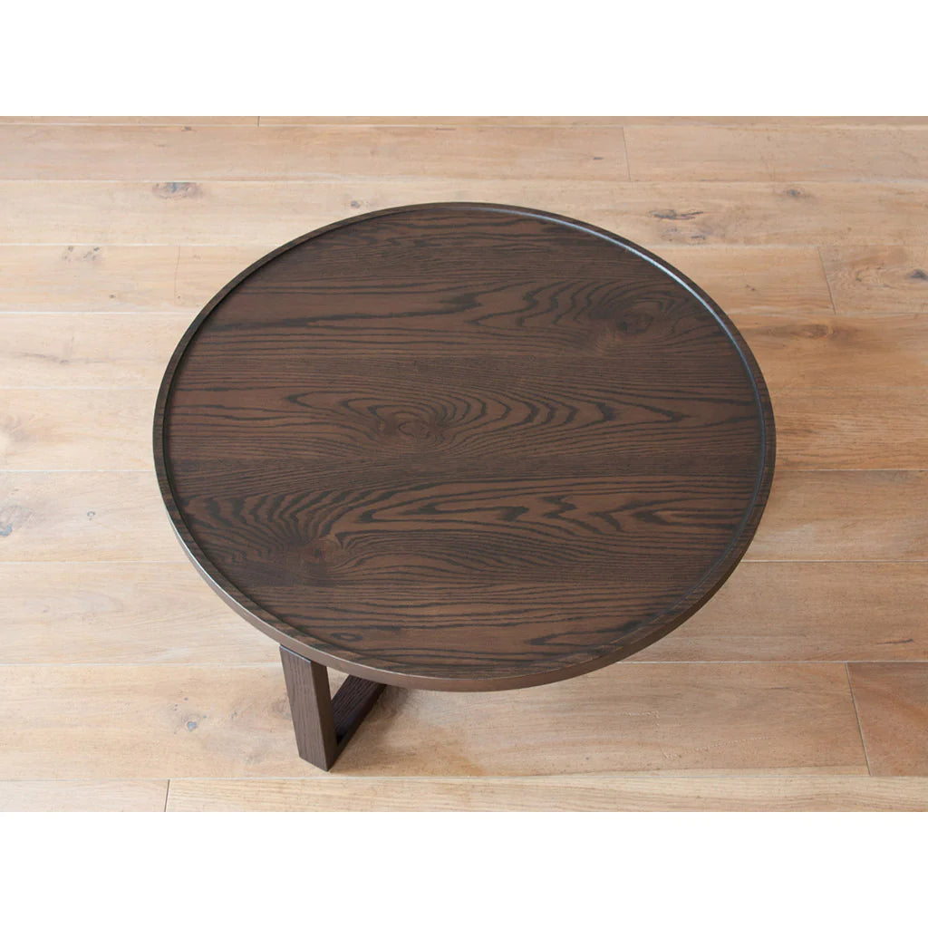 W700 x D700 x H280 . oak charcoal