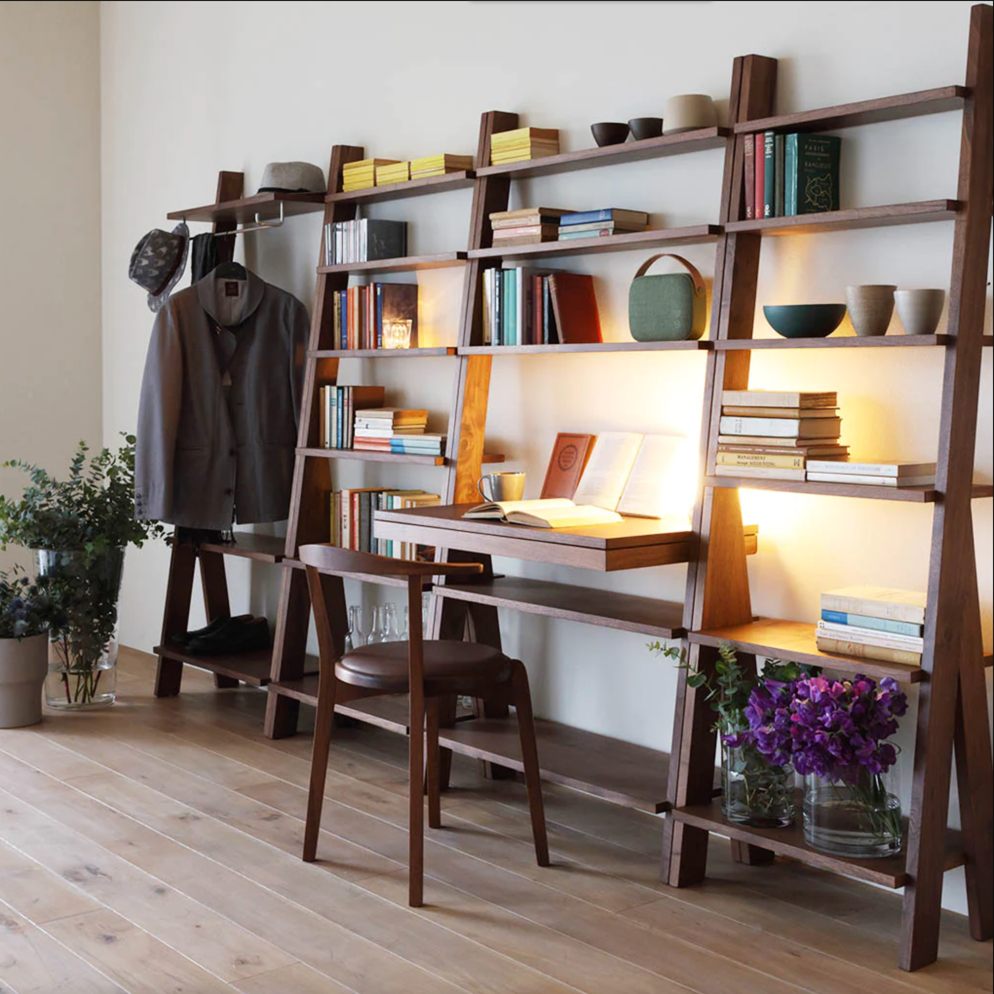 Walnut PU Clear/ Rank D PVC Fine Curf 1757