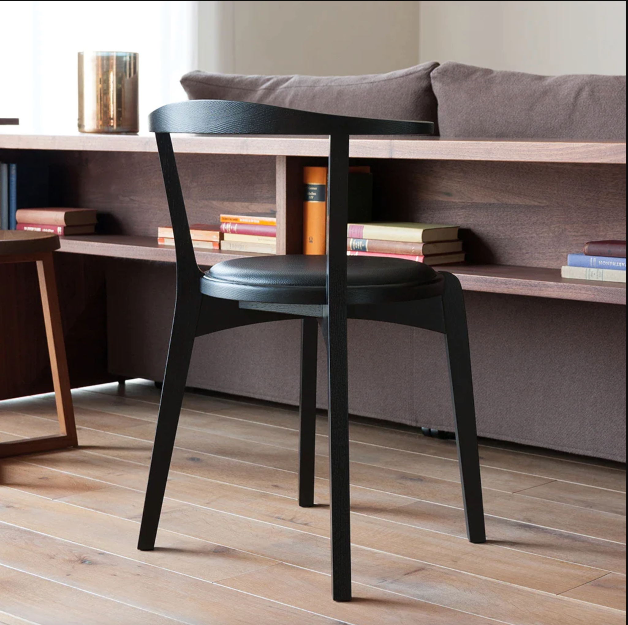 Oak PU Black/Leather Rank E Grato245