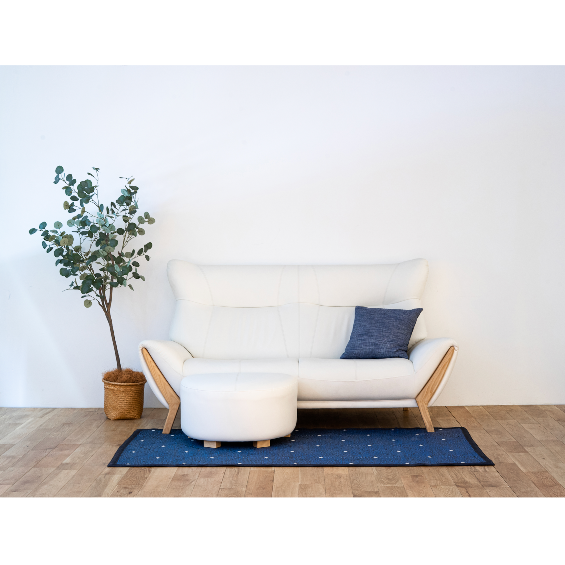 3P / N-7 Natural Ash / Rank B Leather 0832 White