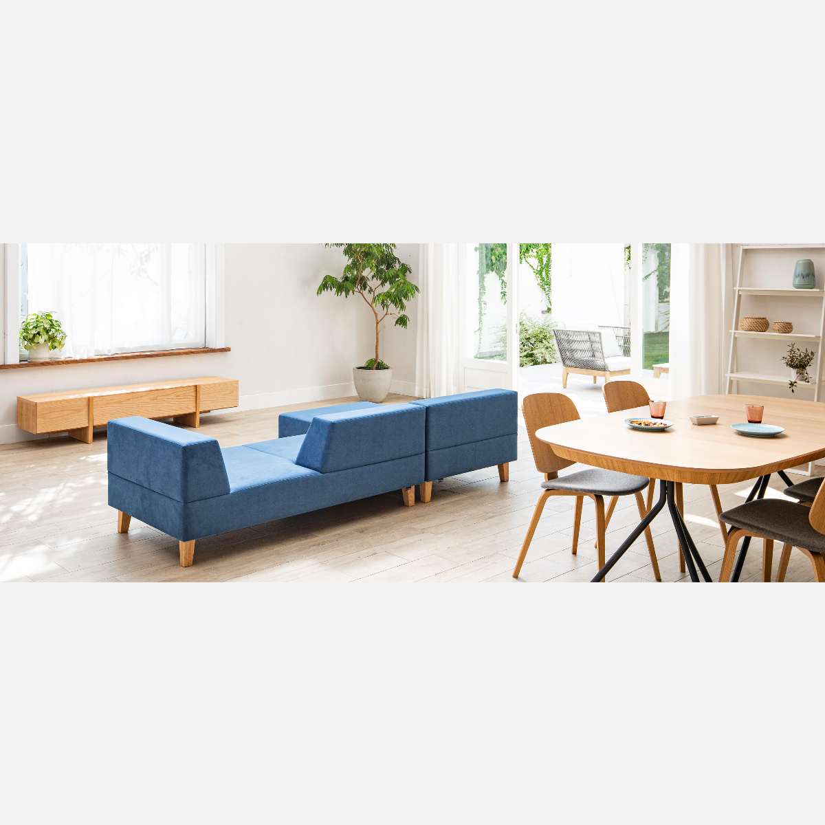 PIVO Sofa Set: 2P & 1P Long