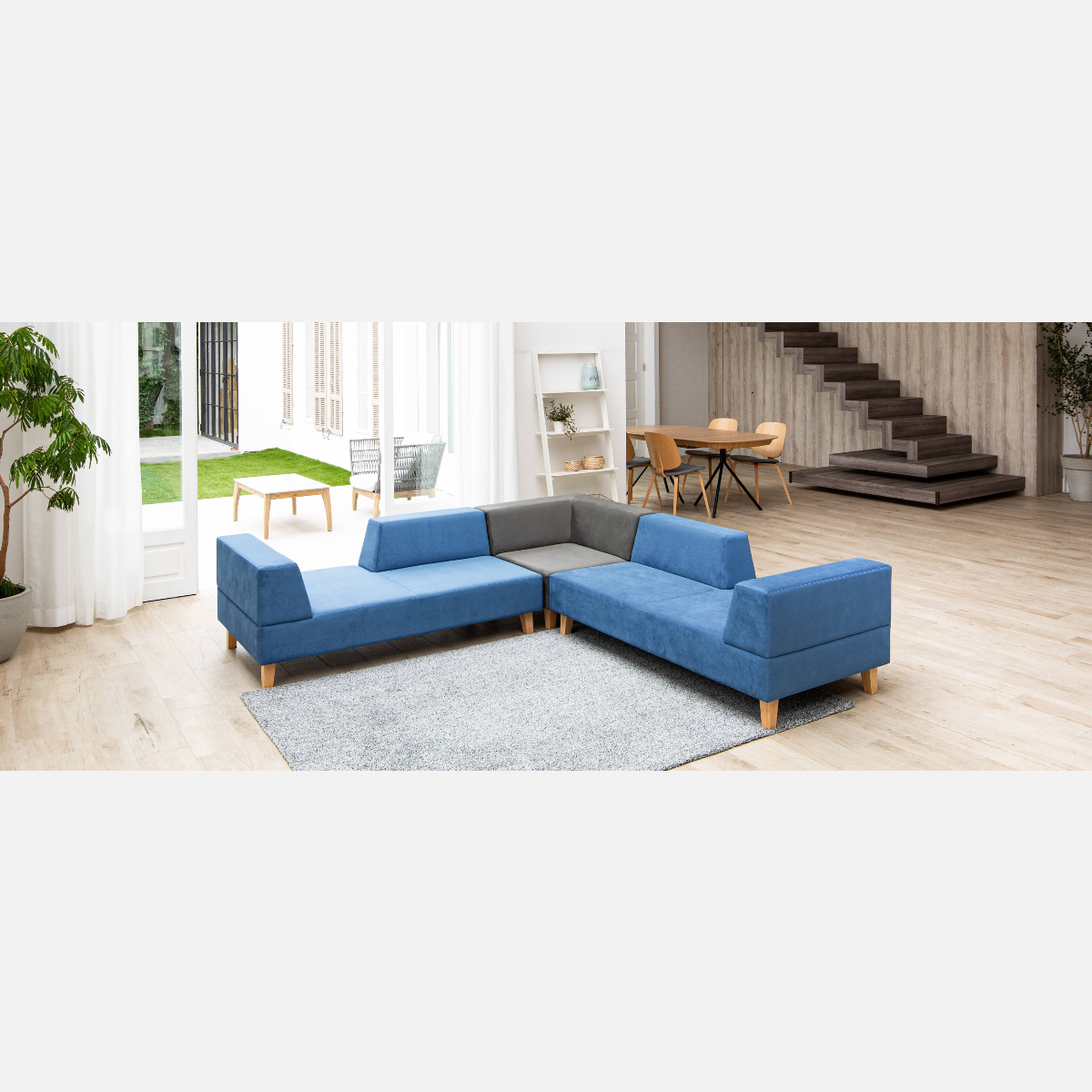 PIVO Sofa Set: 2P, Corner, 2P
