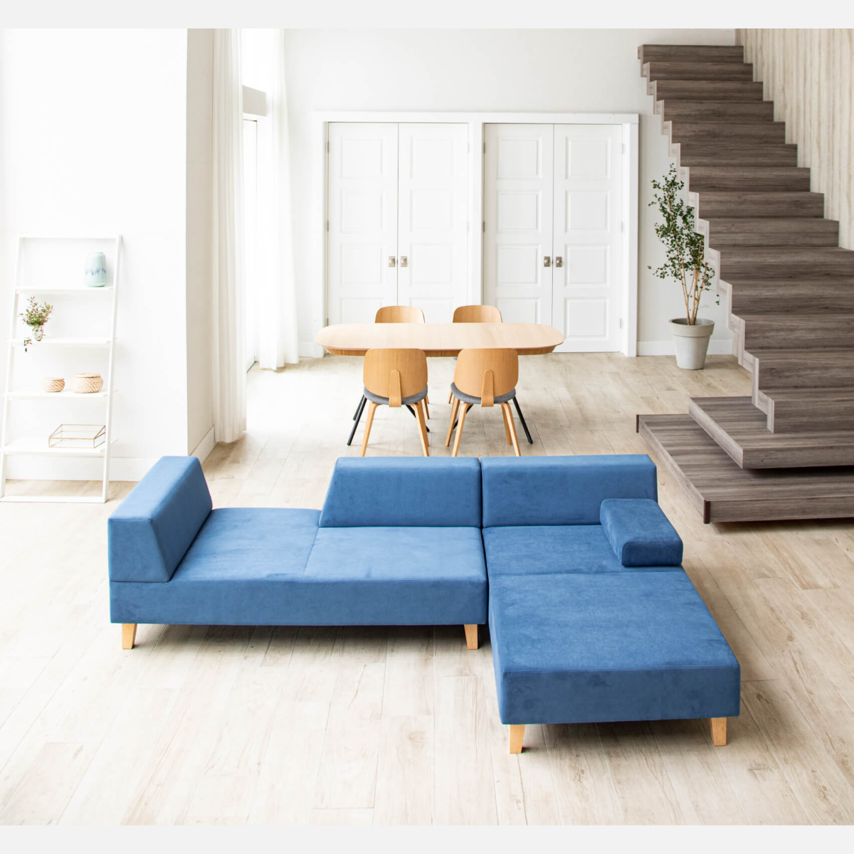 PIVO Sofa Set: 2P, 1P Long, Arm Cushion