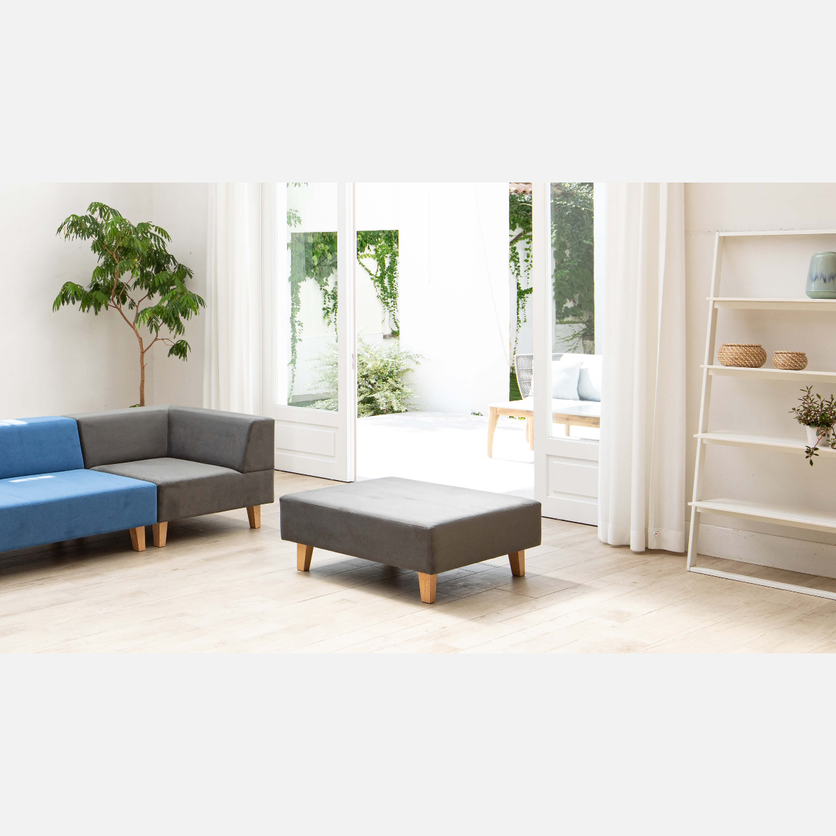 PIVO Sofa Set: Corner, Stool (X-Large)