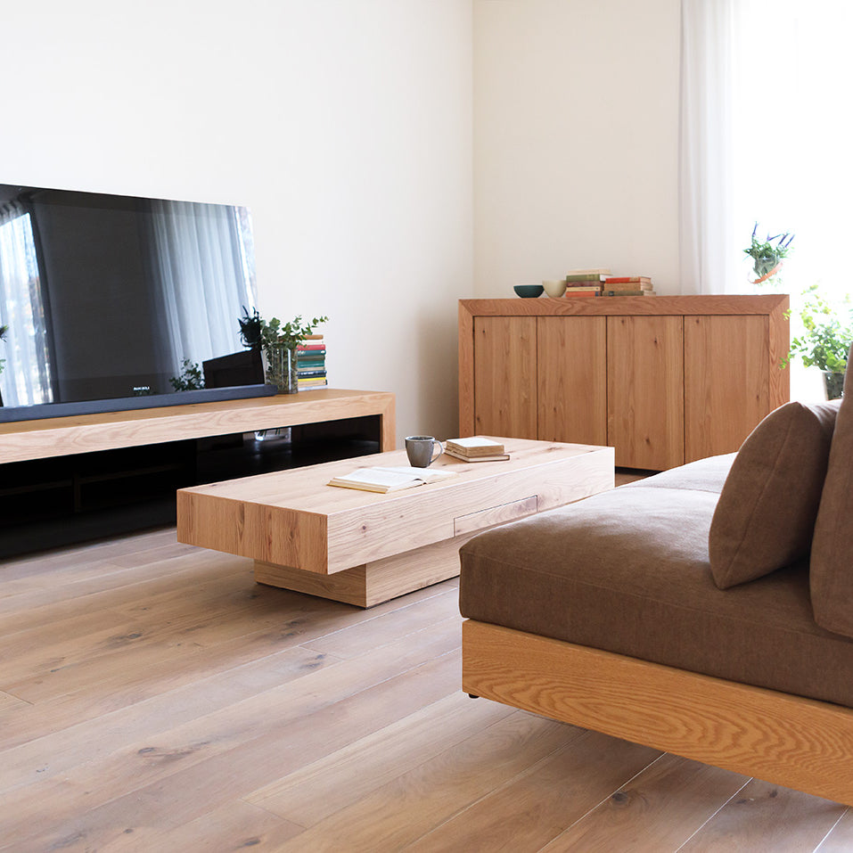 CHOCOLAT Side Board 168 CHOCOLAT TV Board 210 CHOCOLAT Living Table 140