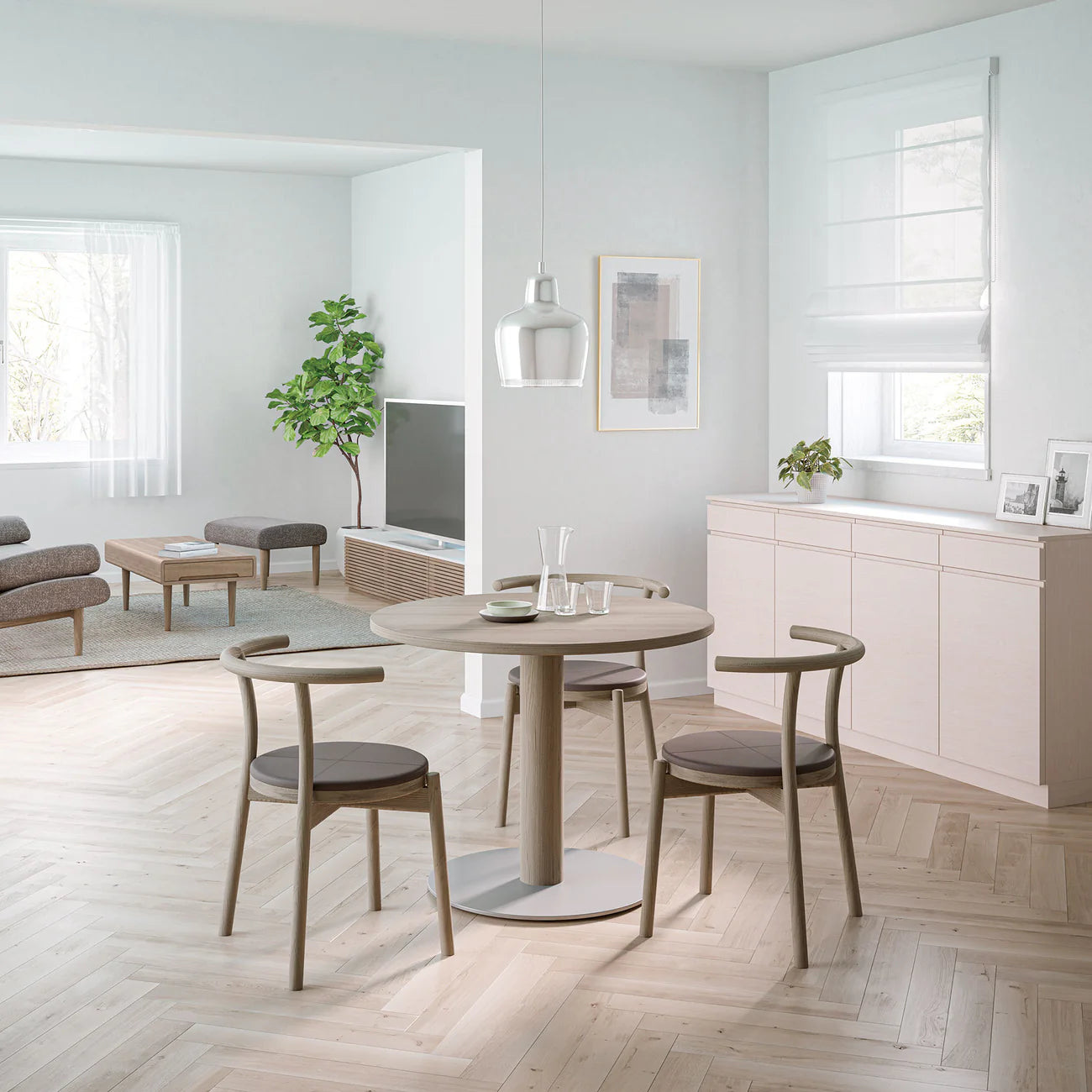 Tamo Ash GY / Leather L3 KP‐DBR