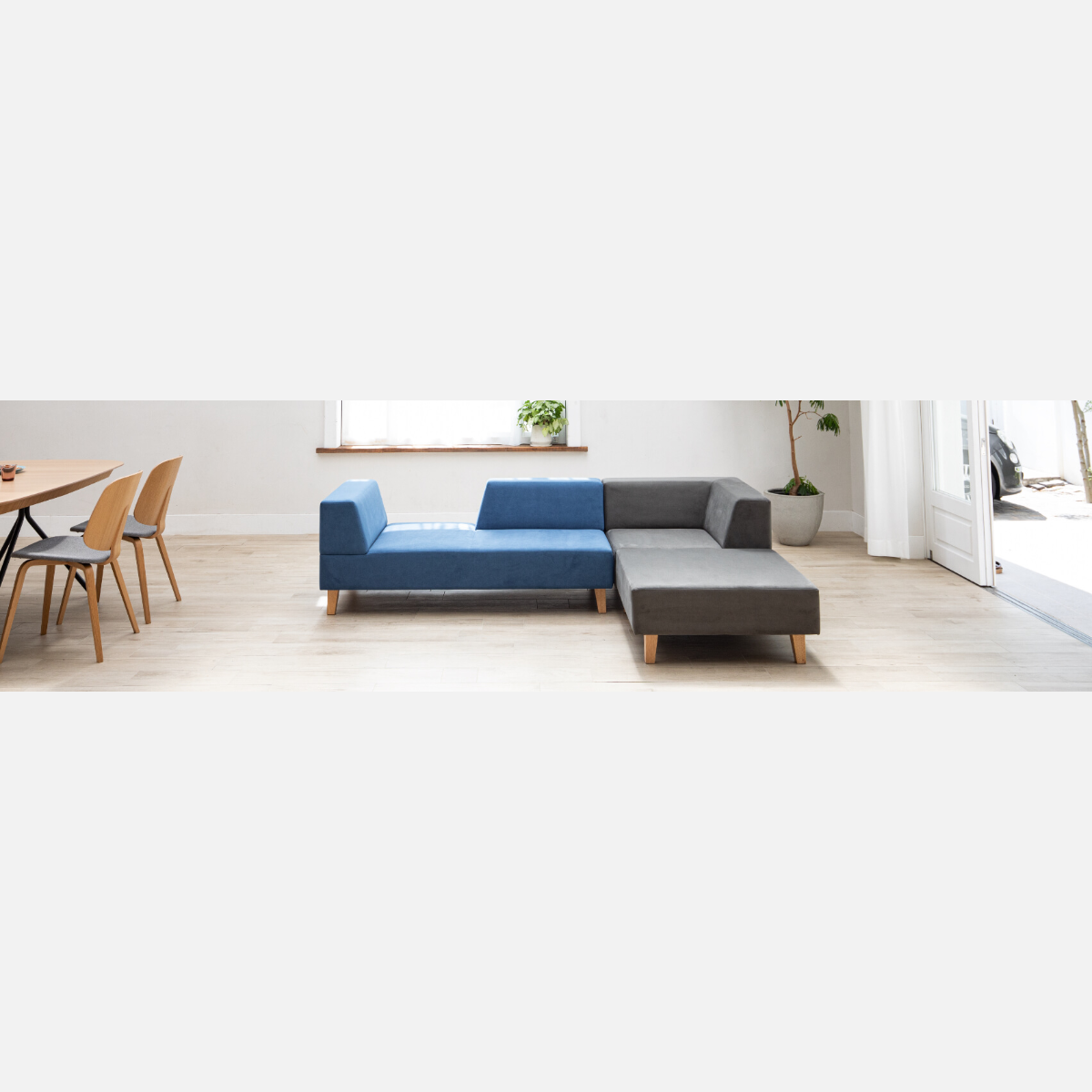 PIVO Sofa Set: 2P, Corner, Stool (X-Large)