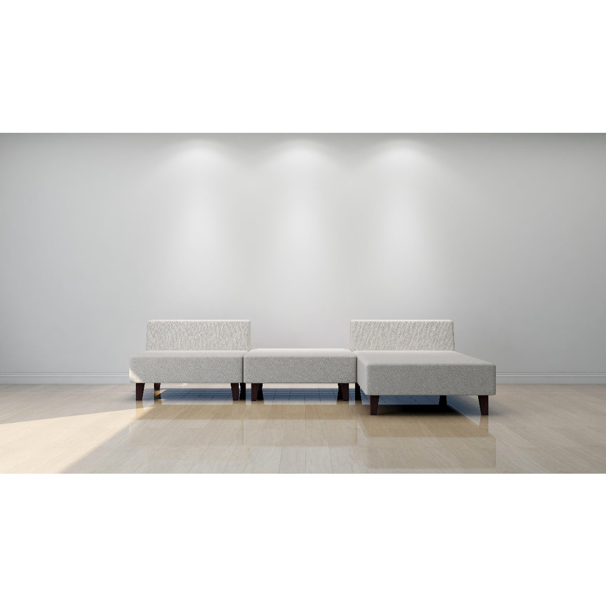 PIVO Sofa Set: 1P, Stool (X-Large), 1P Long