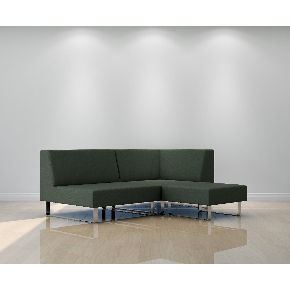 SIESTA Sofa Set: 1-Seater Armless, 1-Seater Corner,Stool (64x64)
