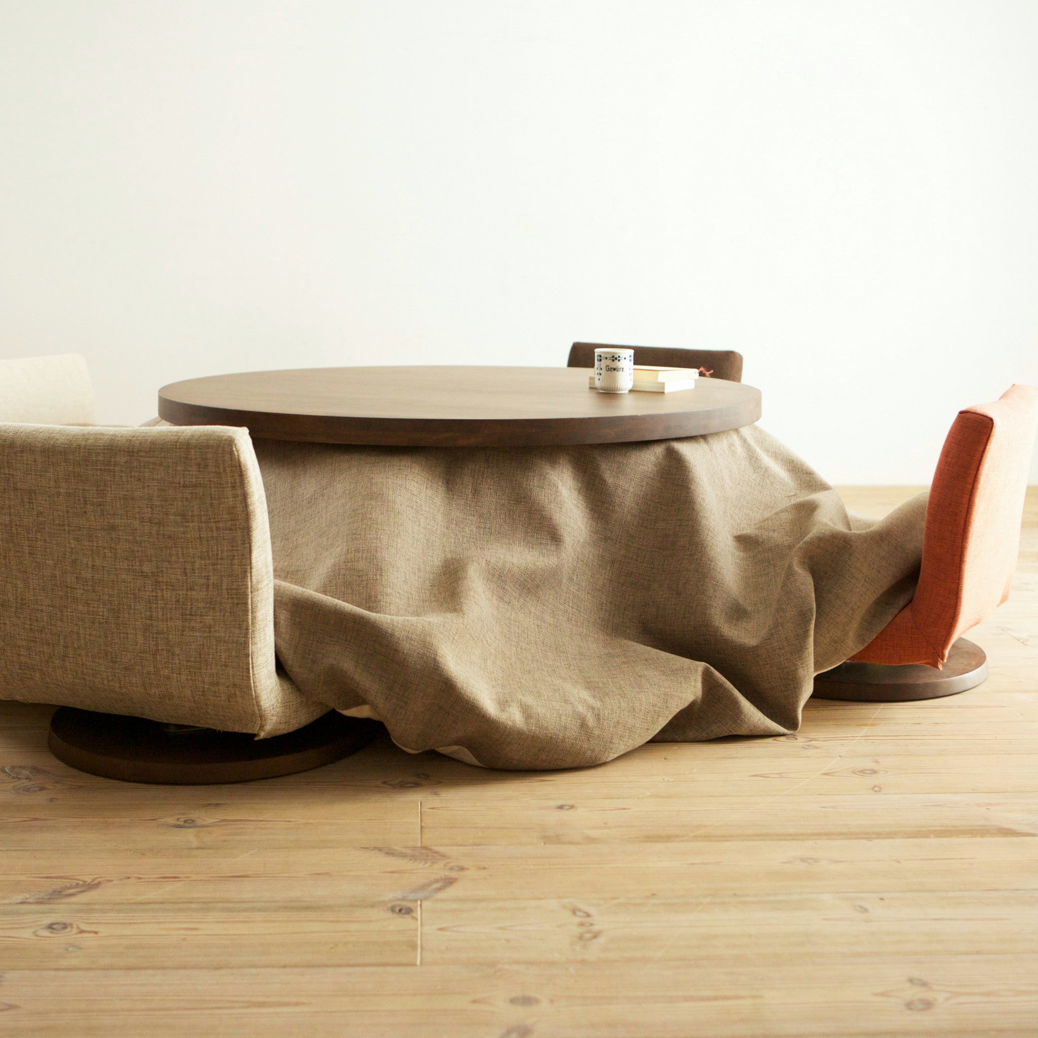 Fabric TOCCO Beige & Orange