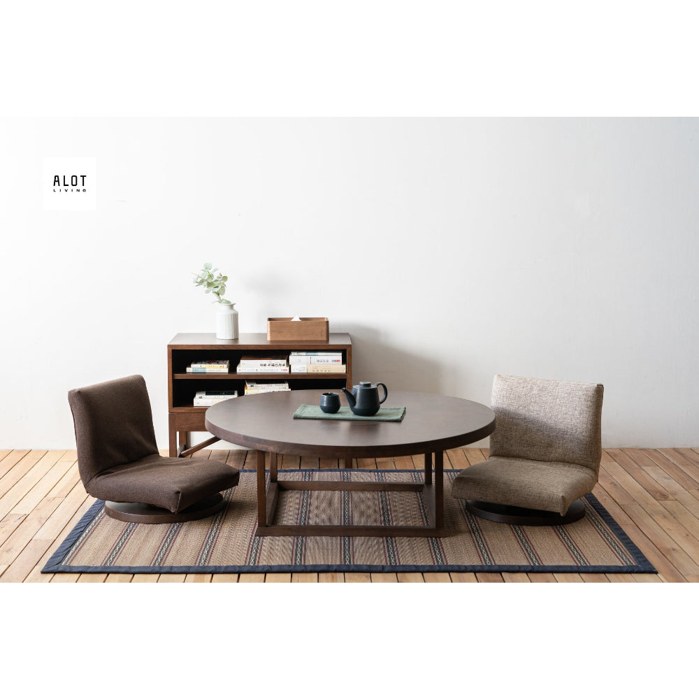 Fabric TOCCO Dark Brown & Beige