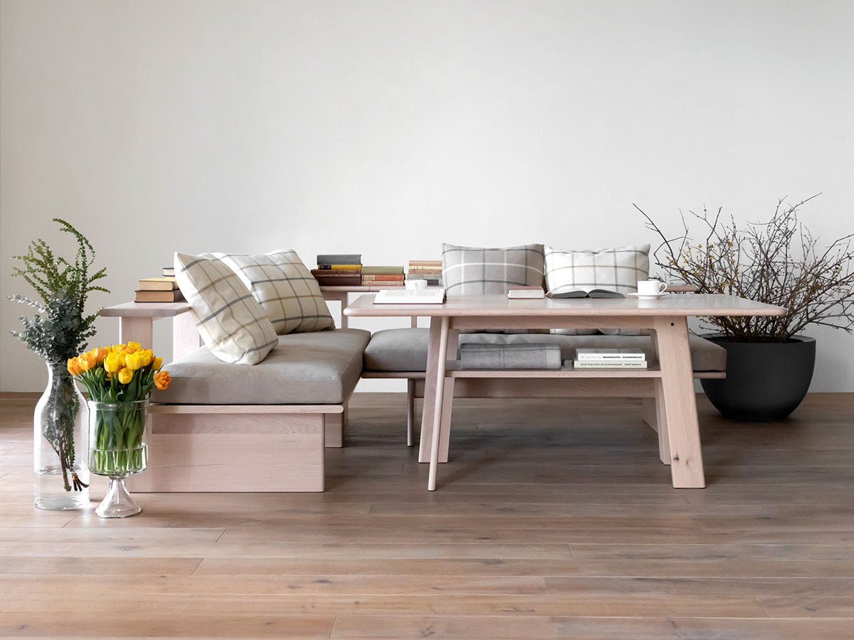 LD One Arm Sofa 161(R) & LD Sofa 140