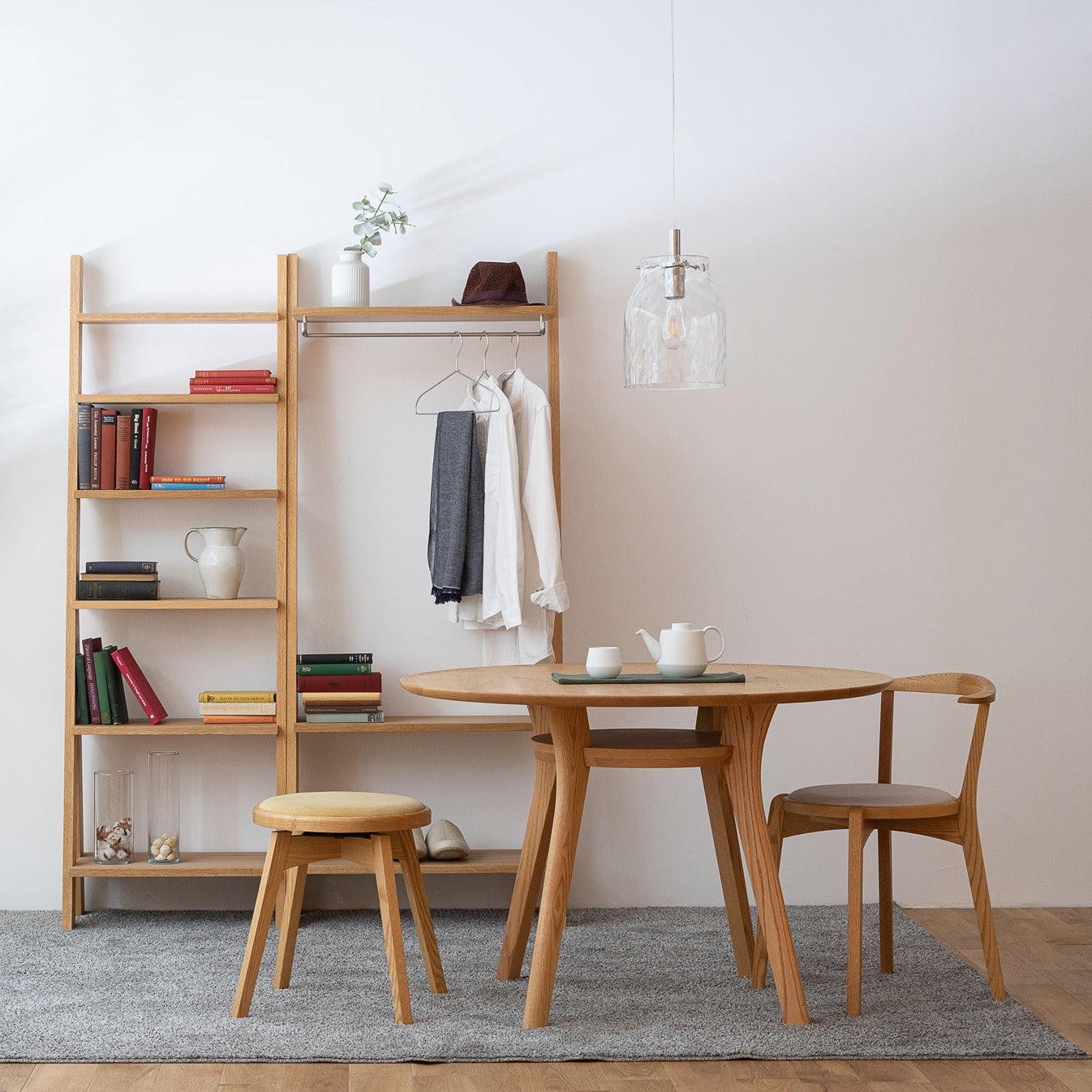 Shelf056 & Hanger 070 / Oak