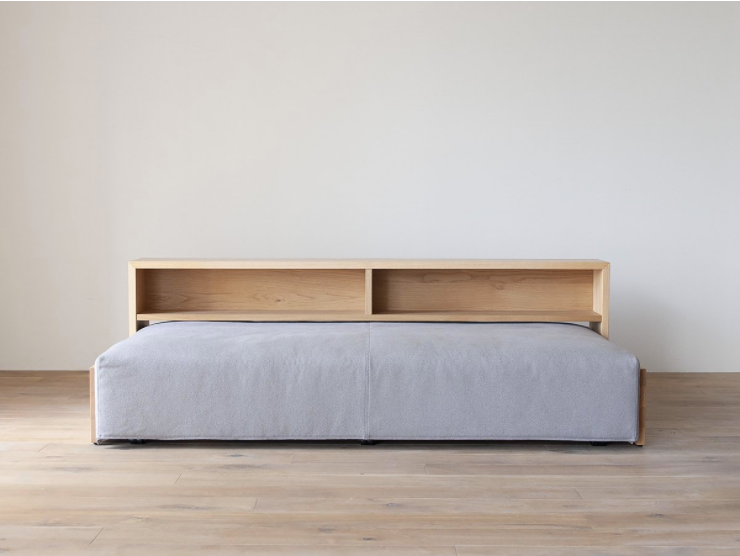 Daybed Base 098 & Wood Shelf 095