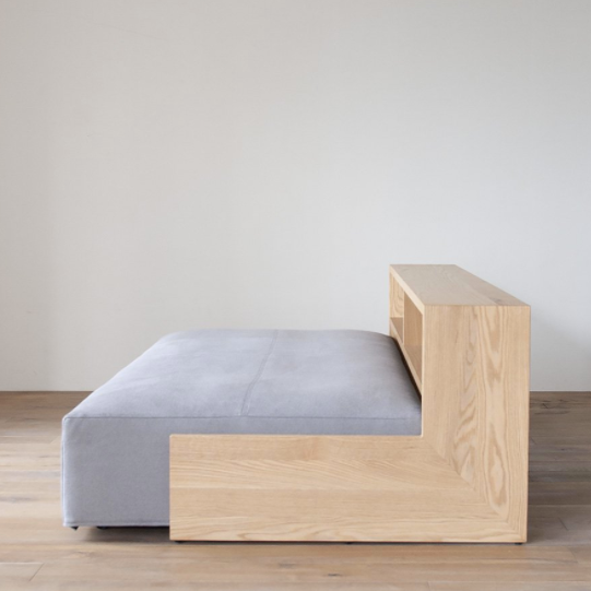 Daybed Base 098 & Wood Shelf 095