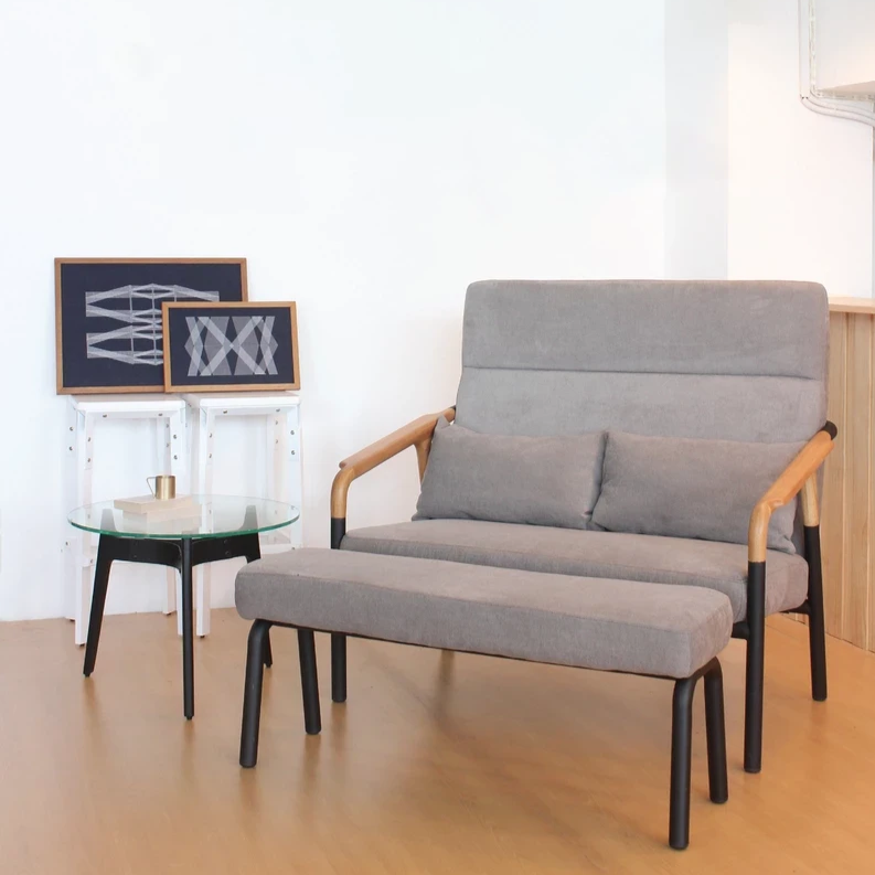 2P/Natural/Fabric Grey