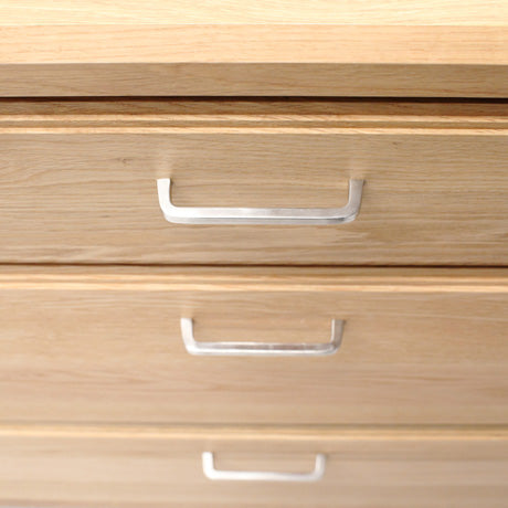 Oak/Silver Handle