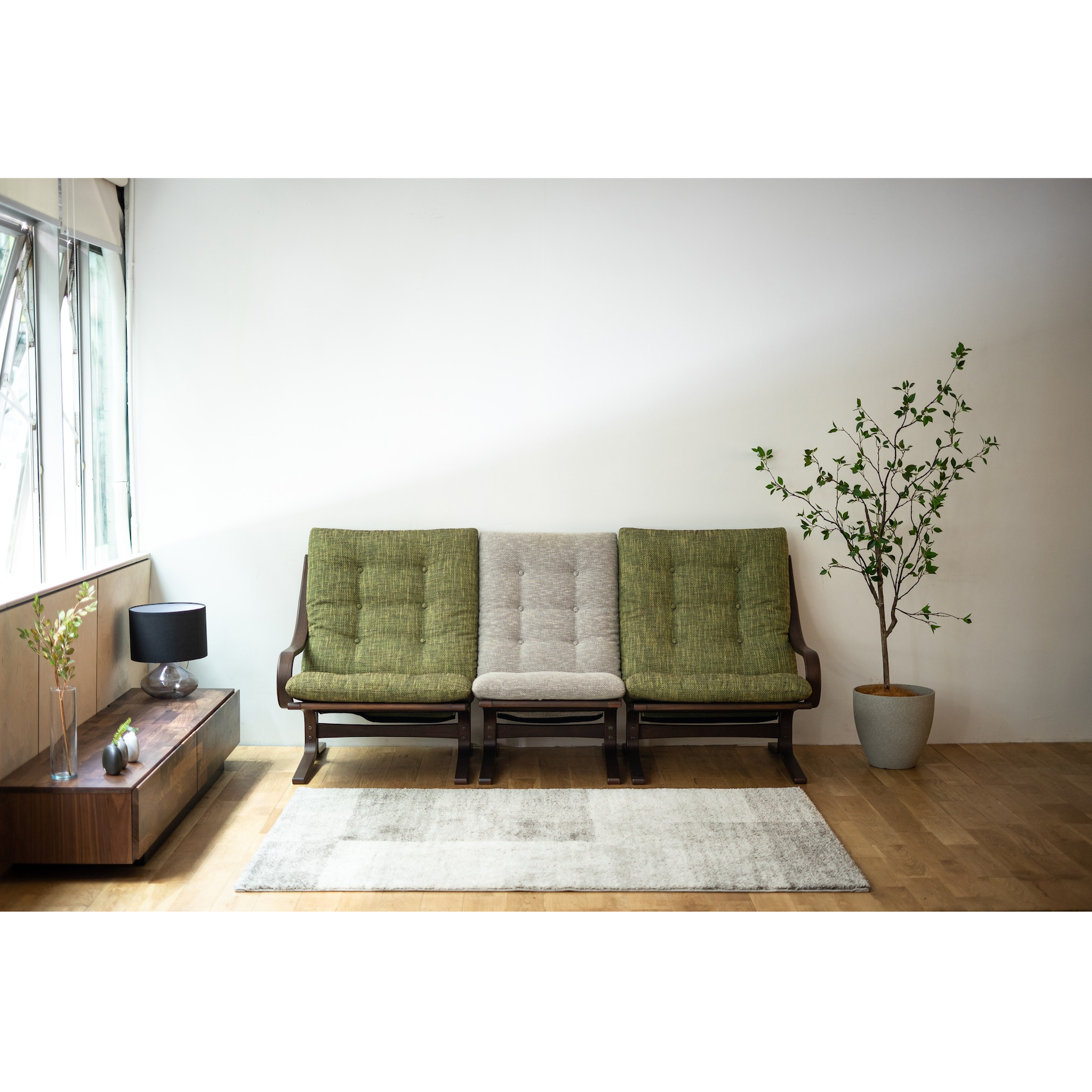 FUJI FURNITURE 冨士ファニチア Agio ソファ 3シーター 緑 kanaco様用 FUJI FURNITURE 冨士ファニチア Agio ソファ 3シーター 緑 kanaco様用