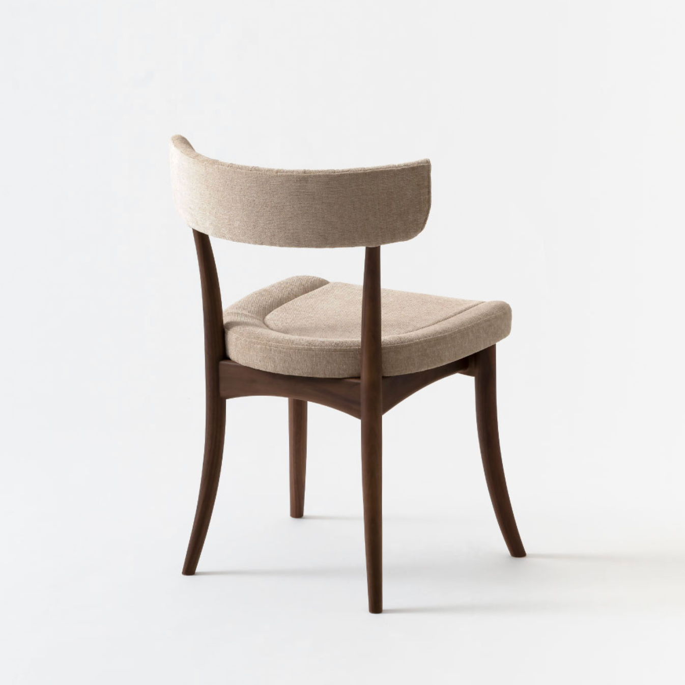 Upholstered Back / Walnut