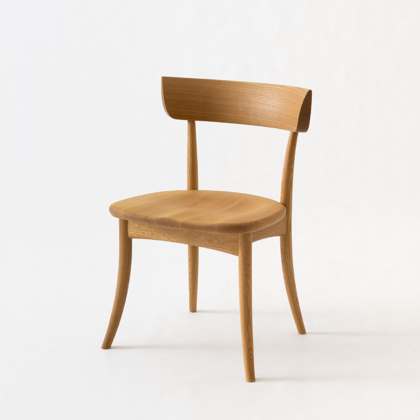 Wooden Back / Oak / Wooden Seat