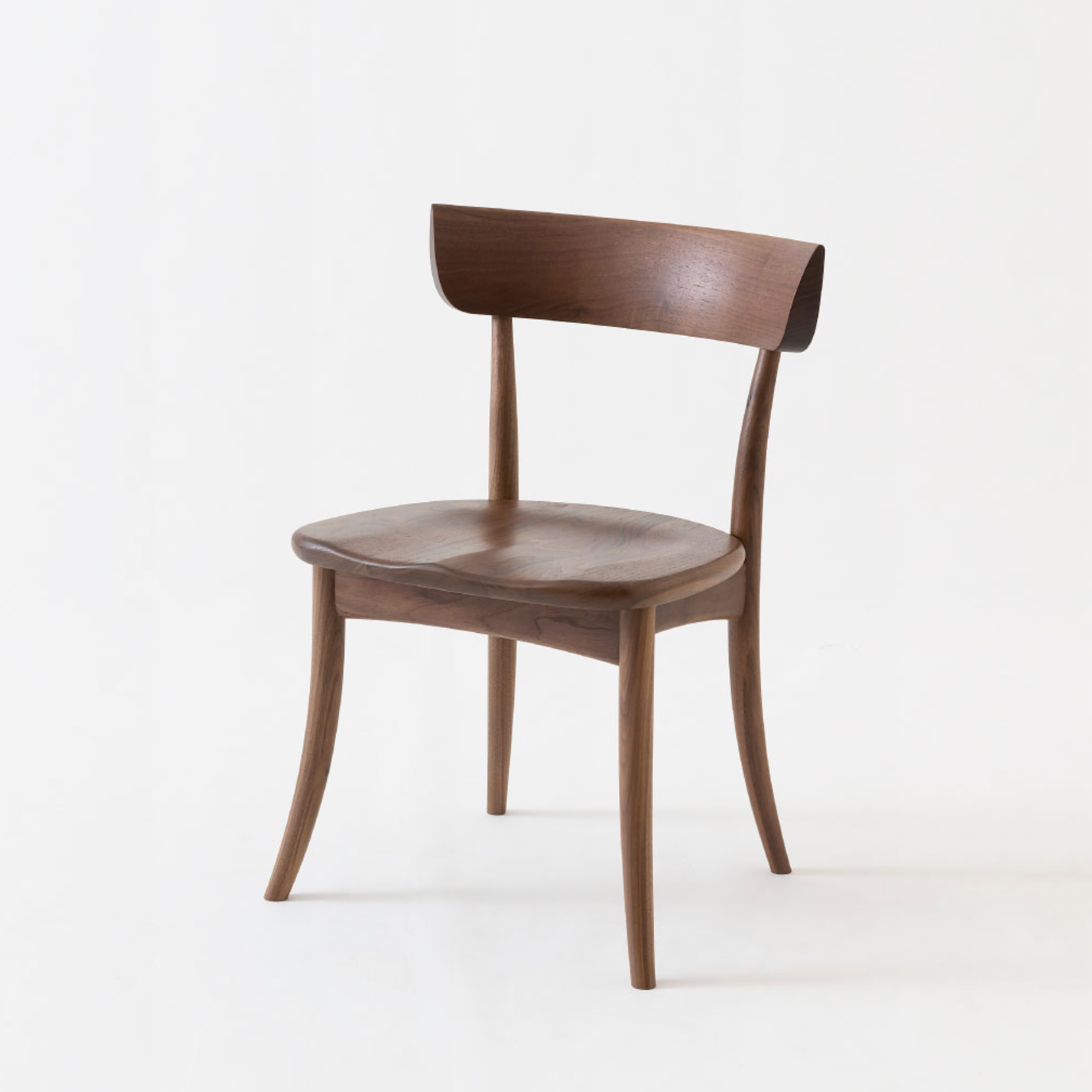 Wooden Back / Walnut / Wooden Seat