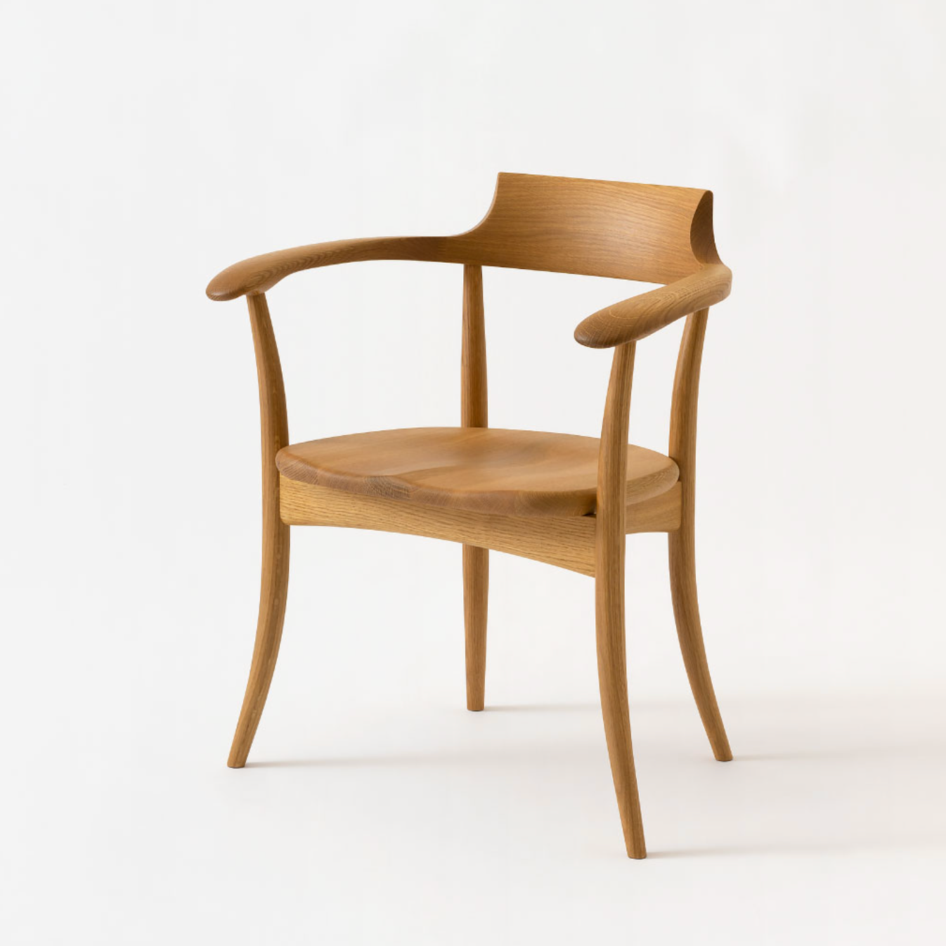 Wooden Back / Oak / Wooden Seat