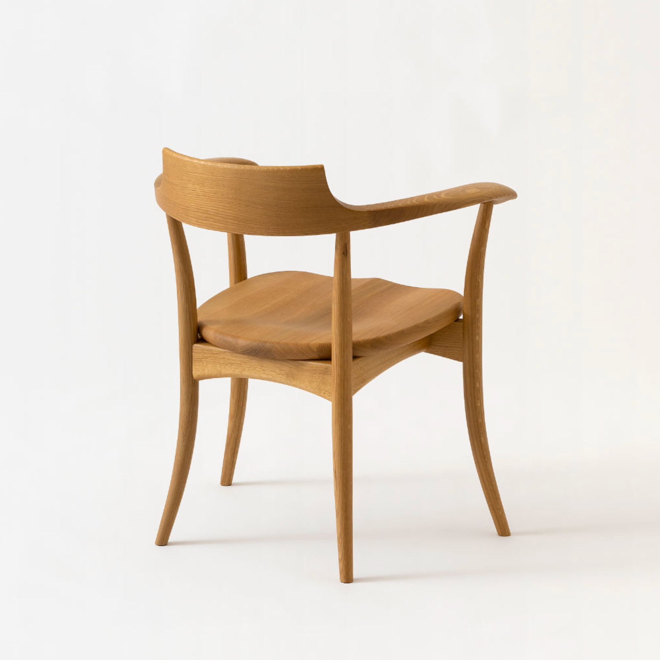 Wooden Back / Oak / Wooden Seat