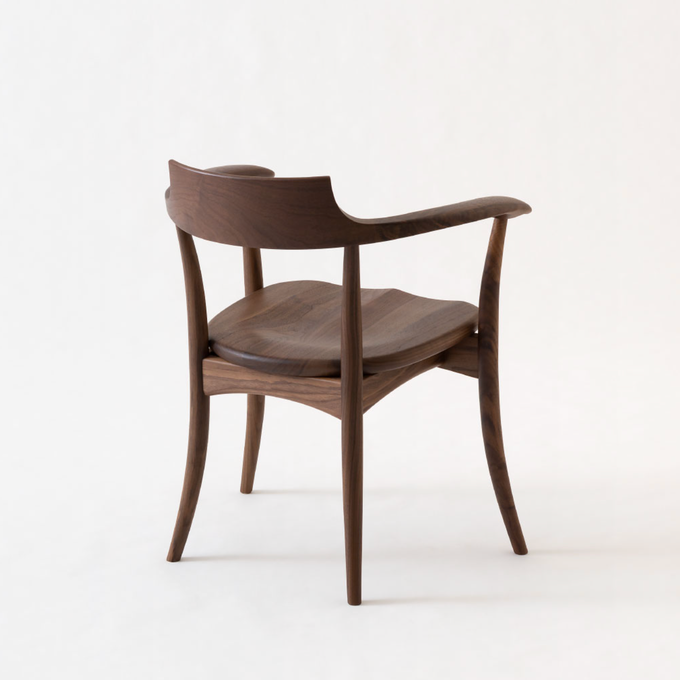 Wooden Back / Walnut / Wooden Seat