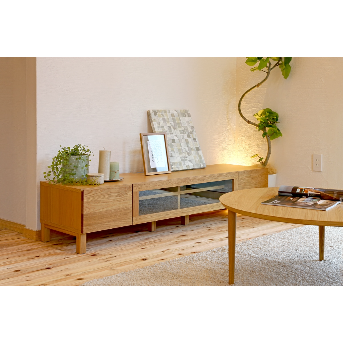 Oak / W1799 / Clear Glass