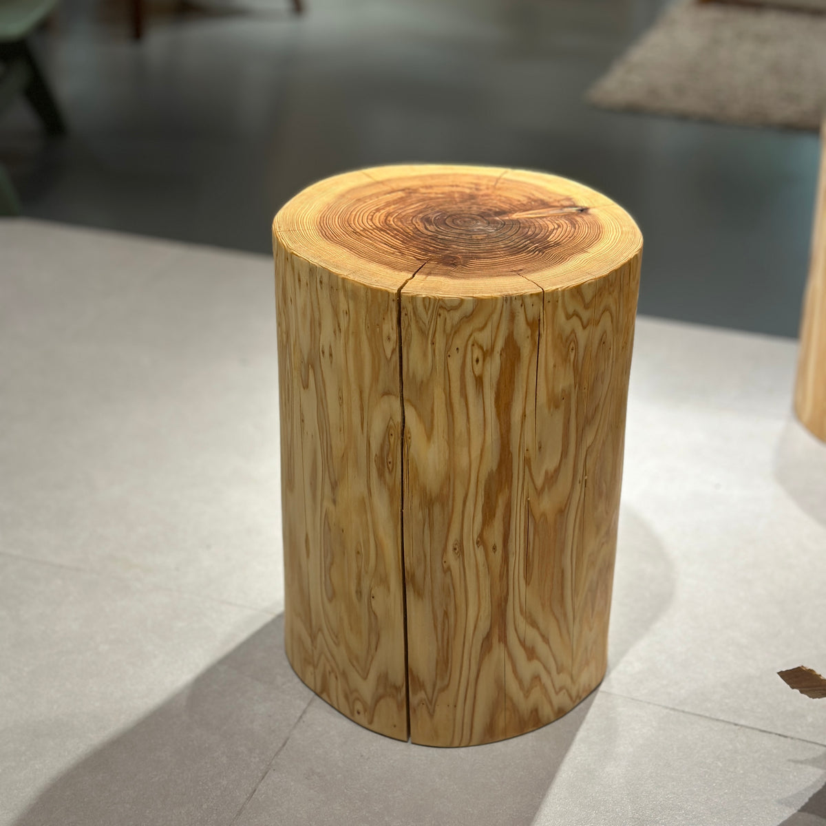 Tree Ring Stool - Hinoki [TWP-3] – ALOT Living Limited