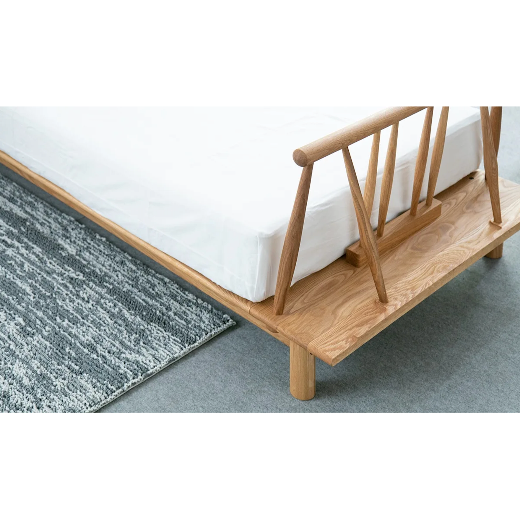 Single Bed in Oak