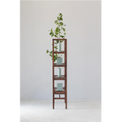 W910 - 5 Layers / With Ceramic Vase & Bookends / Natural Suar