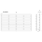 General Dimension of Slatted Board