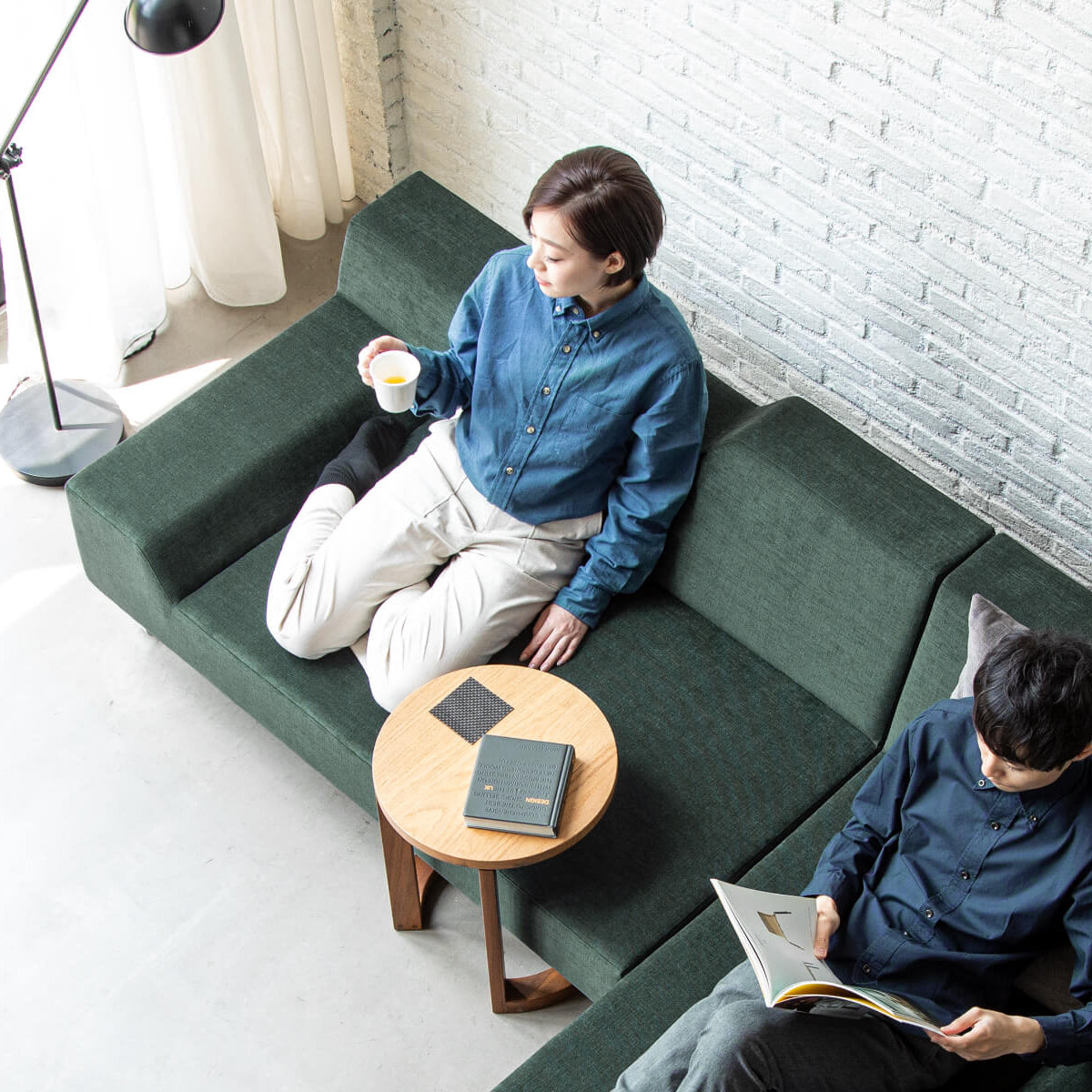 FLANNEL SOFA SIESTA 焼付け塗装（黒） FLANNEL SOFA