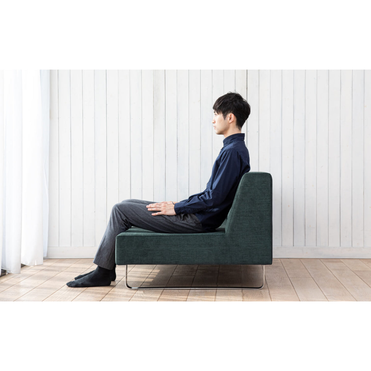 FLANNEL SOFA SIESTA 2.5人掛け 色：Jade Green FLANNEL SOFA